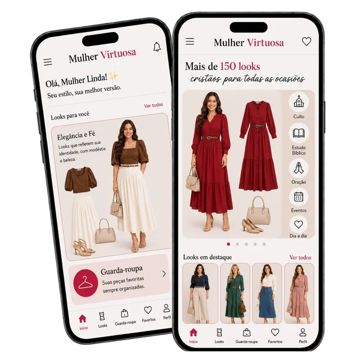 Guia Mulher Virtuosa no celular